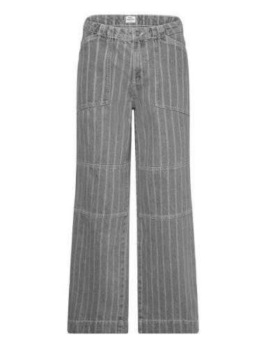 Grey Stripe Denim Krauer Jeans Grey Mads Nørgaard