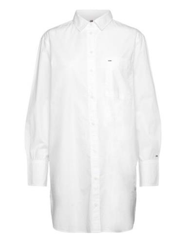 Org Co Hero Short Shirt Dress Ls White Tommy Hilfiger