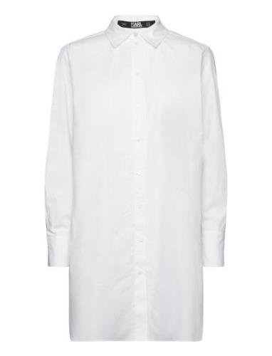 Signature Tunic Shirt White Karl Lagerfeld