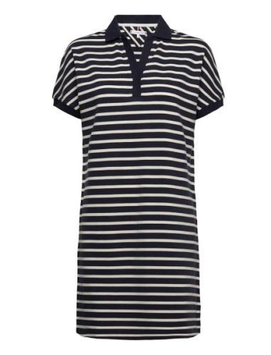 Relaxed Lyocell Polo Knee Drs Ss Navy Tommy Hilfiger