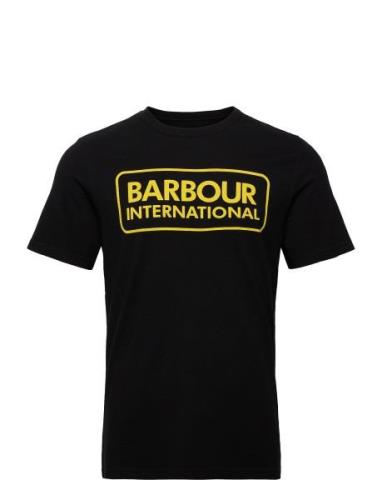 B.intl Essential Large Logo Tee Black Barbour