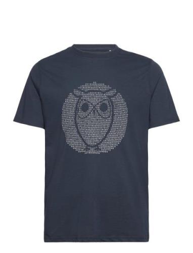 Regular Fit Owl Chest Print - Gots/ Navy Knowledge Cotton Apparel