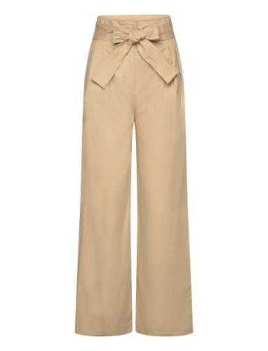 Paperbag Trousers With Belt Beige Mango