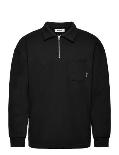 Wbdom Half-Zip Sweat Black Woodbird