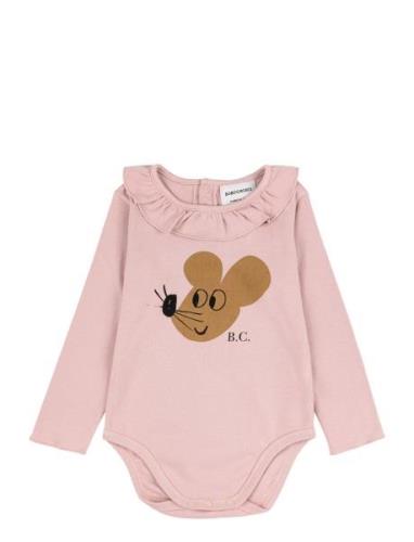 Baby Mouse Ruffle Collar Body Pink Bobo Choses