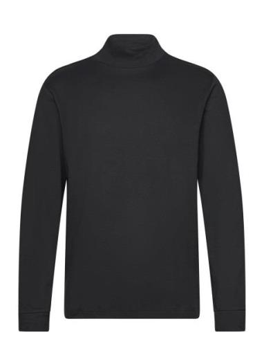 Perkins Neck Long-Sleeved T-Shirt Black Mango
