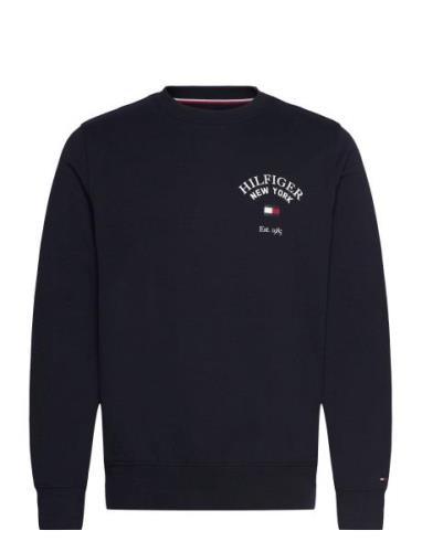 Wcc Arched Varsity Sweatshirt Navy Tommy Hilfiger