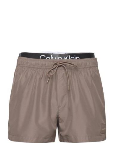 Short Double Wb Brown Calvin Klein