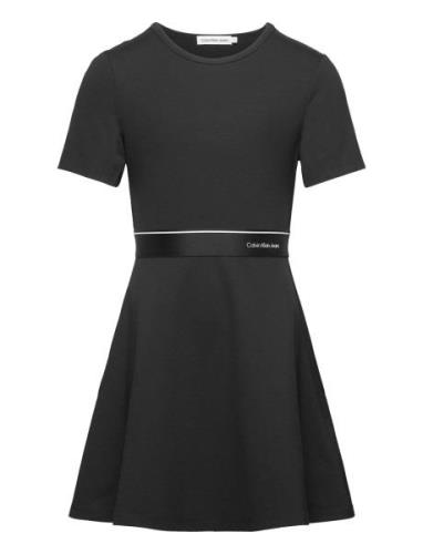 Punto Logo Tape Ss Dress Black Calvin Klein