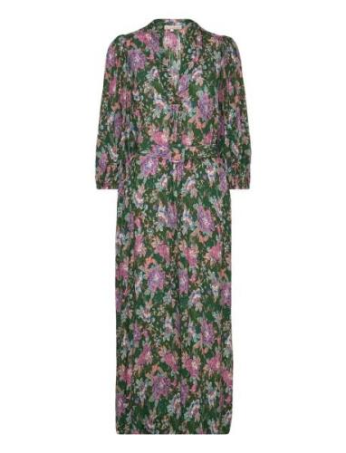 Boho Relaxed Dress Green By Ti Mo