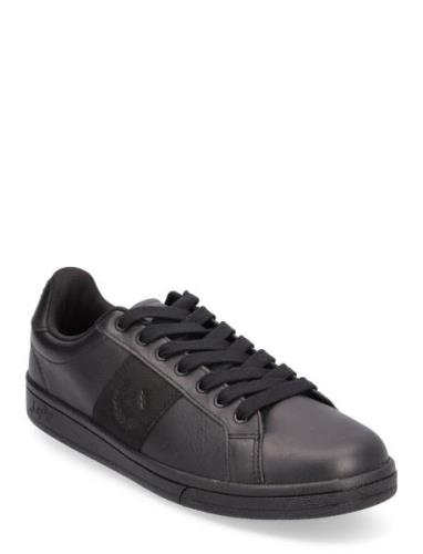 B721 Lthr/Branded Nubuck Black Fred Perry