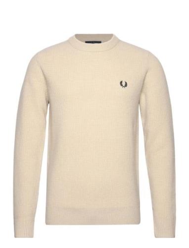 Textured Lambswool Jmpr Cream Fred Perry