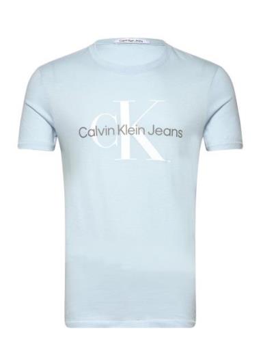 Seasonal Monologo Tee Blue Calvin Klein Jeans