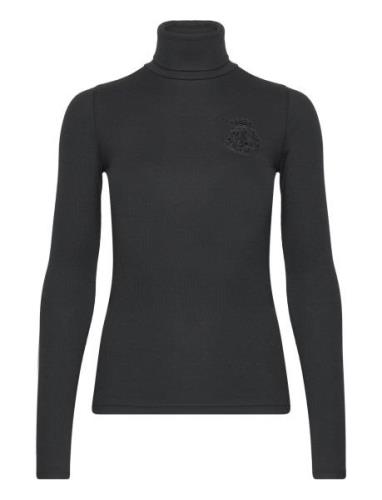 Crest Ribbed Turtleneck Black Polo Ralph Lauren