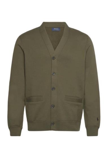 Rl Fleece-Lsl-Sws Khaki Polo Ralph Lauren