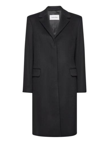 Essential Wool Coat Black Calvin Klein