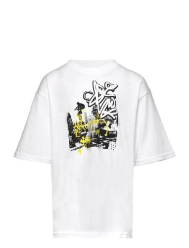 T Shirt Frontprint Street White Lindex