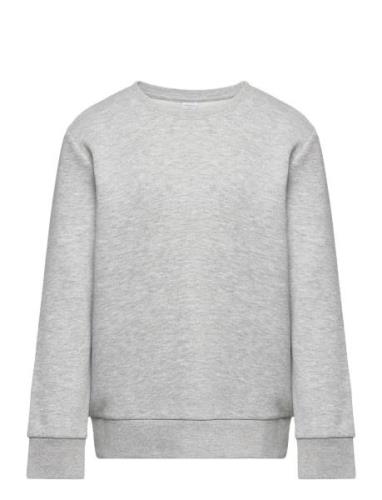 Sweatshirt Basic Melange Grey Lindex