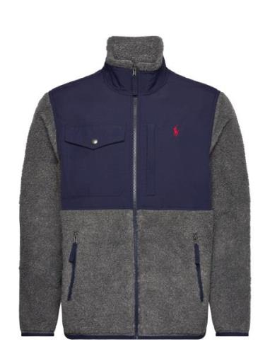Hybrid Fleece Jacket Grey Polo Ralph Lauren