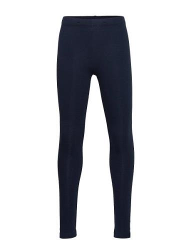 Leggings With Brushed Inside Blue Lindex