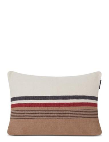 Striped Recycled Cotton Pillow Beige Lexington Home
