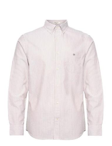 Reg Classic Oxford Banker Shirt Beige GANT