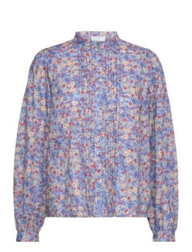 Blouse Claire With Print Blue Lindex