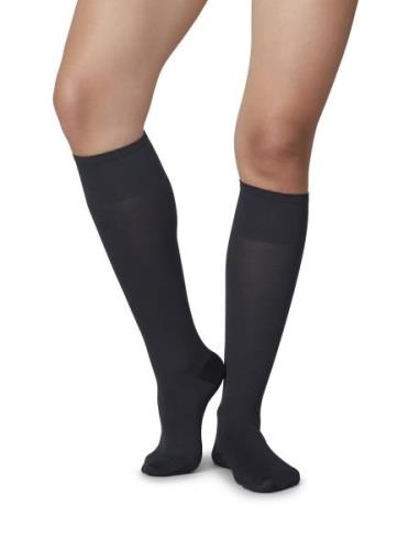 Irma Support Knee-High 60D Black Swedish Stockings