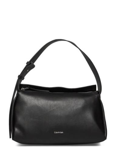 Elevated Soft Shoulder Bag Sm Black Calvin Klein