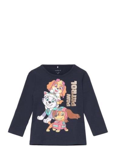 Nmfnubina Pawpatrol Ls Top Noos Cplg Navy Name It