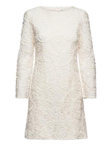Yasleonor Ls Lace Dress - Celeb White YAS