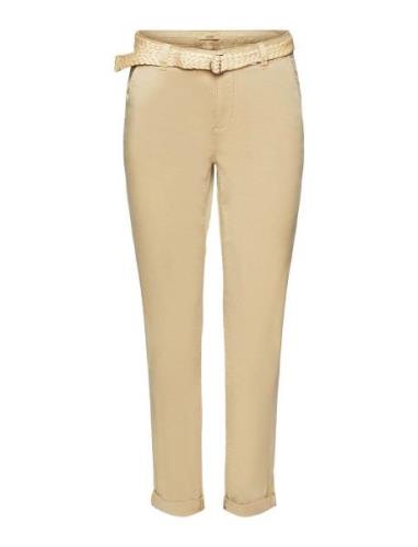 Cropped Chinos Beige Esprit Casual
