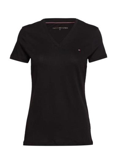 Heritage V-Neck Tee Black Tommy Hilfiger