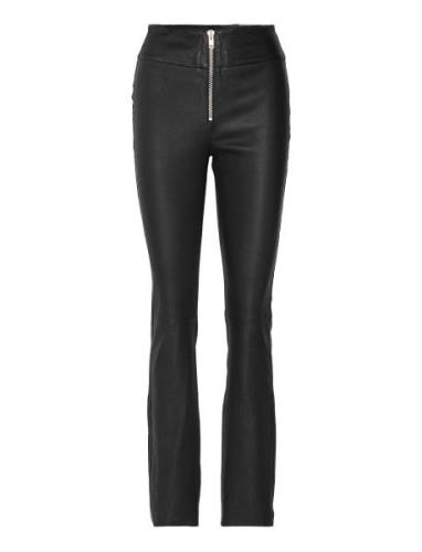 Anna Leather Pants Black Notes Du Nord