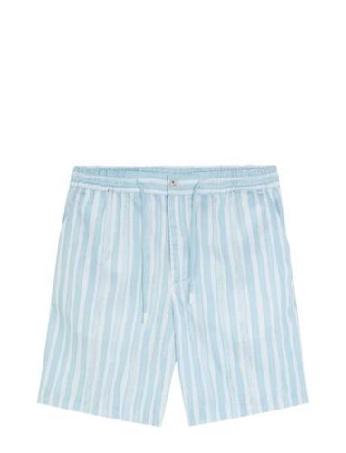 Earl Painted Stripe Shorts Blue J. Lindeberg