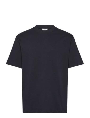 Basic 100% Cotton Relaxed-Fit T-Shirt Navy Mango