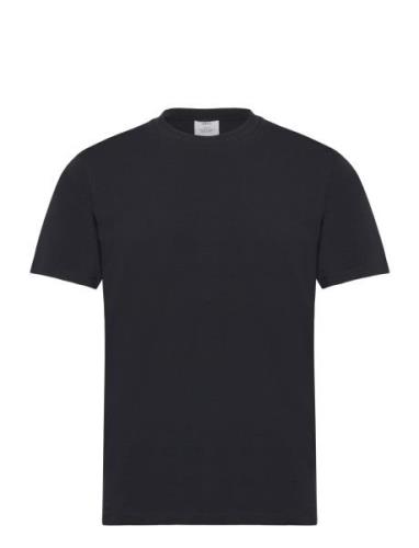 Stretch Cotton T-Shirt Black Mango