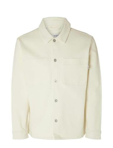 Slhjake 3411 Colored Overshirt W Cream Selected Homme