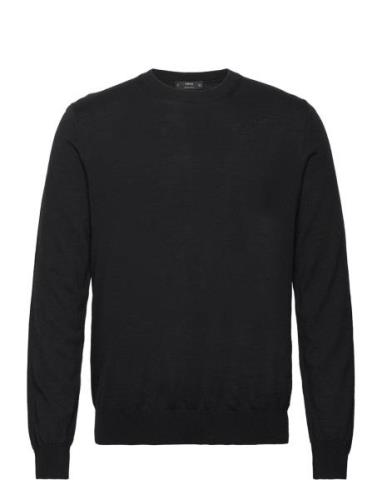 Merino Wool Washable Sweater Black Mango