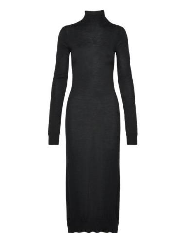 Knit Turtleneck Dress Black Filippa K
