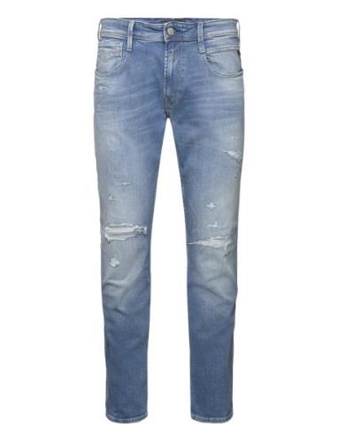 Anbass Trousers Slim 573 Online Blue Replay