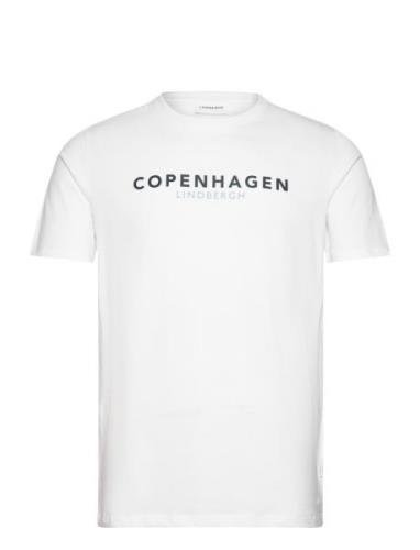 Copenhagen Print Tee S/S White Lindbergh