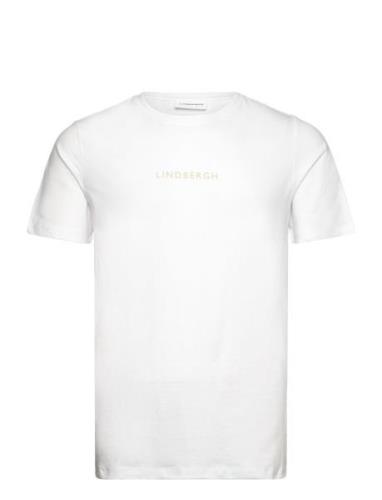 Lindbergh Print Tee S/S White Lindbergh