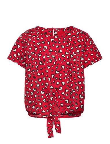 Kogpalma Knot S/S Top Ptm Red Kids Only