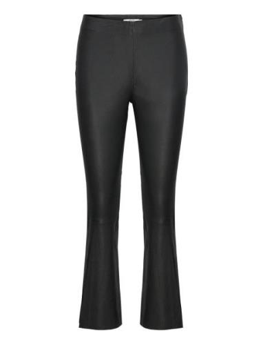 Cc Heart Cropped Leather Leggings - Black Coster Copenhagen