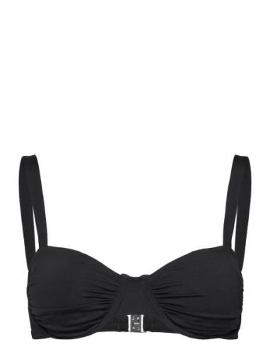 S.collective Ruched Underwire Bra Black Seafolly