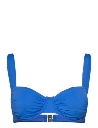 S.collective Ruched Underwire Bra Blue Seafolly