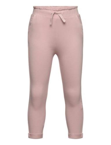 Cotton Jogger-Style Trousers Pink Mango