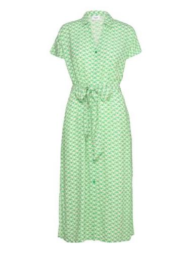 Blancasz Ss Dress Green Saint Tropez
