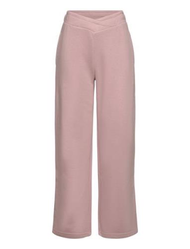 Nlfhopal Lw Wide Uneven Sweat Pant Pink LMTD